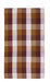 HKliving Tafelkleed Vida check Linnen, 140 x 220cm - Amber/Burgundy