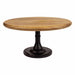 Krumble Taartplateau - Hout - Diameter 30 cm - Zwart en bruin