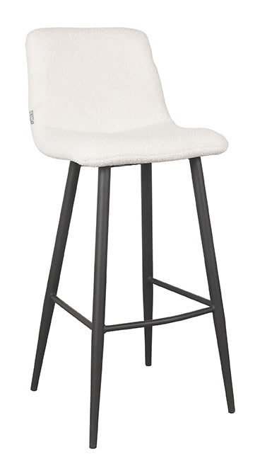 LABEL51 Barkruk Jep Teddy - Ivory (zithoogte 78cm)