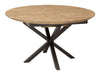 DTP Home Ronde Uitschuifbare Eettafel Utopia Teakhout Ø130-170cm - Naturel