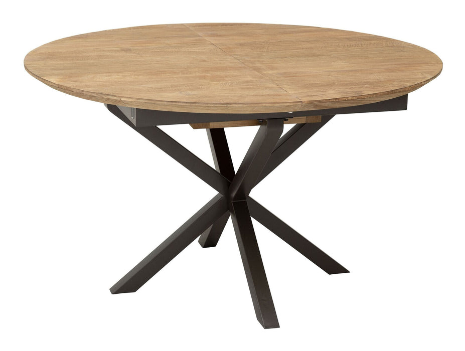 DTP Home Ronde Uitschuifbare Eettafel Utopia Teakhout Ø130-170cm - Naturel