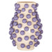 Richmond Vaas Dotty 44cm - Crème/Paars