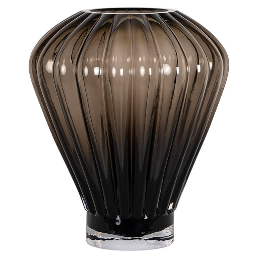 Richmond Vaas Shani Glas, 35cm - Bruin
