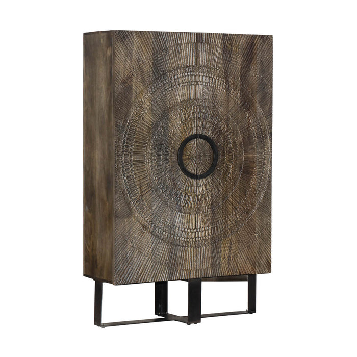 Tower Living Opbergkast Padua Mangohout, 190 x 120cm - Bruin