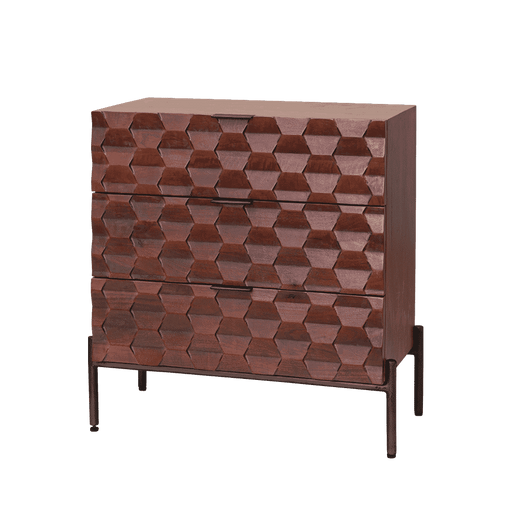 Tower Living Ladekast Paola Mangohout, 80 x 75cm - Bruin