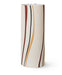 HKliving Lampenkap Cylinder Swirl Linnen, Ø33cm - Beige, Meerkleurig
