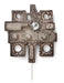 HKliving Wandlamp Relief Keramiek - Bruin