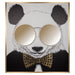 Richmond Wall Art Shiny Panda 130 x 118cm - Zwart