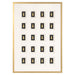 Richmond Wall Art Block 3D 100 x 70cm - Goud