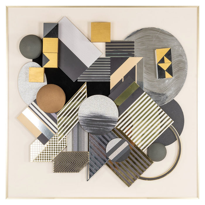 Richmond Wall Art 3D block - Meerkleurig