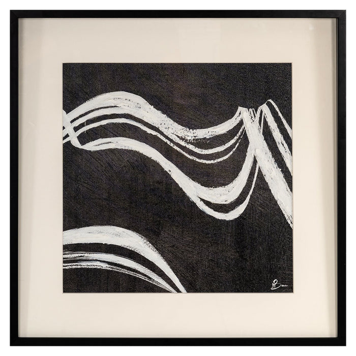 Richmond Wall Art Jozy 80 x 80cm - Zwart