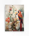 Urban Cotton Wandkleed Lovebirds in zwart frame, Small, 80 x 110cm