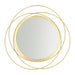 QUVIO Spiegel - 35,5 cm - Rond - Goud