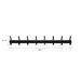 QUVIO Wandkapstok – 8 haken – Metaal – Zwart - ThatLyfeStyle