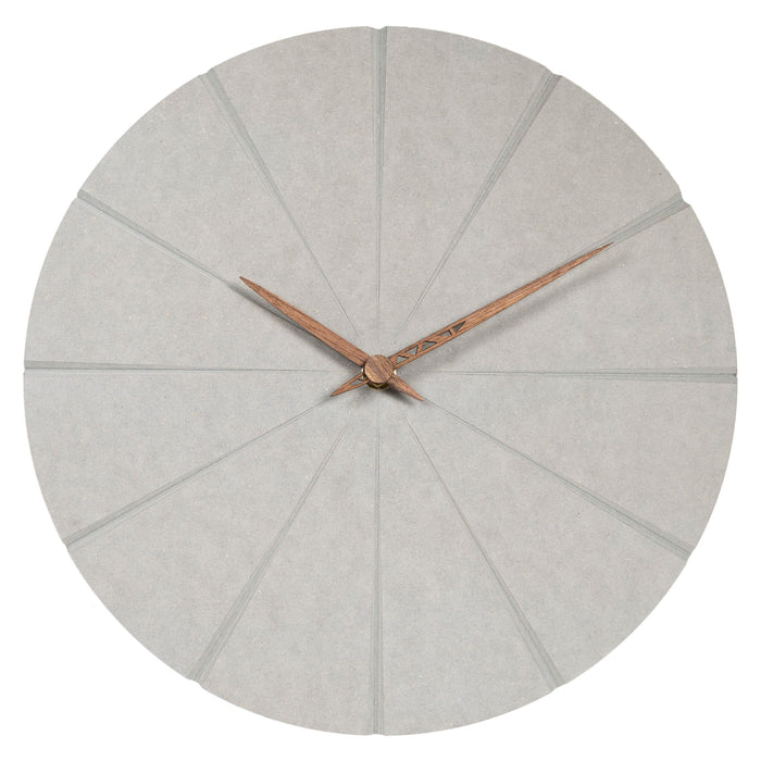 QUVIO Wandklok - Diameter 30 cm - Hout