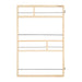 QUVIO Wandrek met elastiek - 3 x 40 x 60 cm