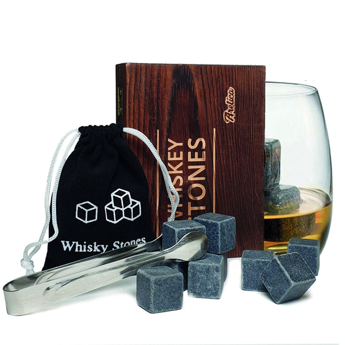 Aretica Whiskey stenen - Gift box - 9 stuks