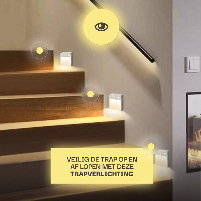 WiseGoods Premium Trapverlichting LED Bewegingssensor