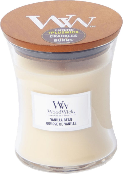 WoodWick Hourglass Medium Geurkaars - Vanilla Bean