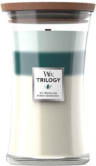 WoodWick Trilogy Icy Woodland Large Candle