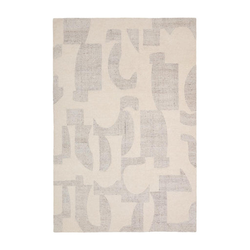 Kave Home Vloerkleed Norela Wolmix, 200 x 300cm - Lichtgrijs
