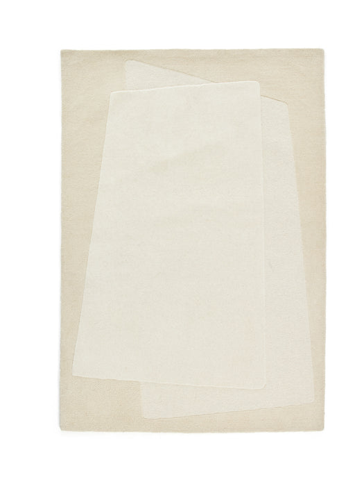 Kave Home Vloerkleed Dennie Wol, 200 x 300cm - BEIGE