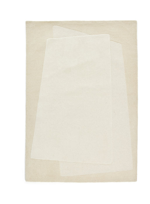 Kave Home Vloerkleed Dennie Wol, 200 x 300cm - BEIGE