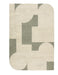 Kave Home Vloerkleed Bralen Wol, 200 x 300cm - Beige, Groen