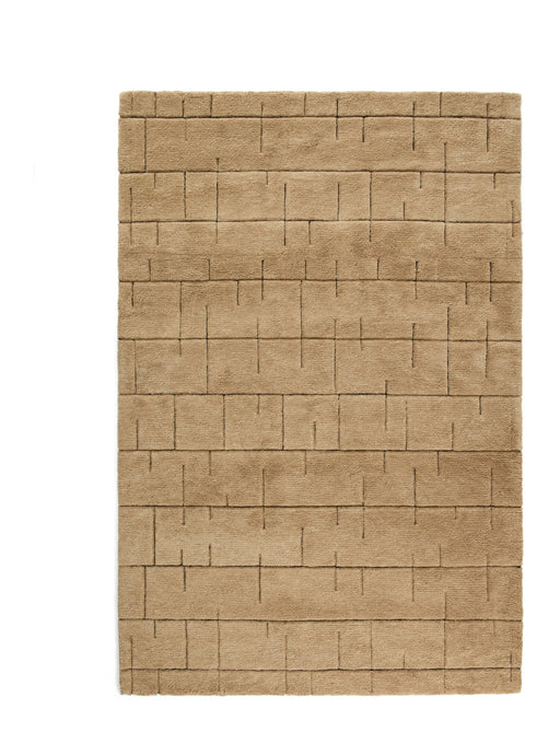 Kave Home Vloerkleed Helun Wol, 200 x 300cm - Bruin