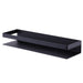 XIVADA Doucherek Teca - Boren - Zelfklevend - Rvs - 30 CM - Zwart