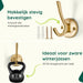 XIVADA Kapstokhaak Zena – Inclusief schroefset – Goud – Set van 3 - ThatLyfeStyle