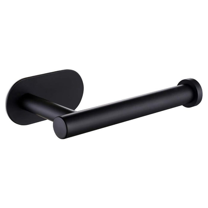 XIVADA Toiletrolhouder Nino - Rvs - Zelfklevend - Zwart