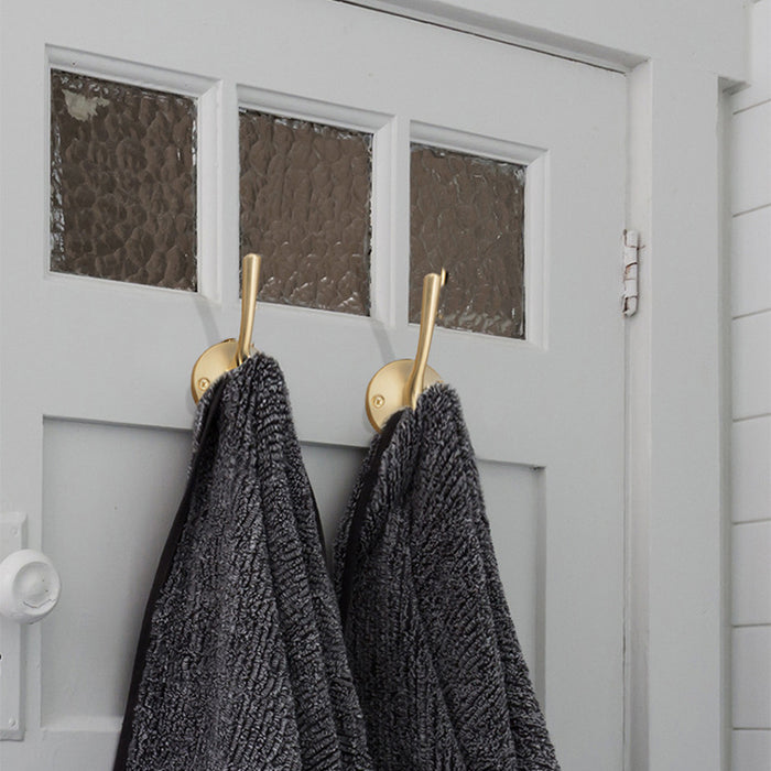 XIVADA Kapstokhaak Zena – Inclusief schroefset – Goud – Set van 3 - ThatLyfeStyle