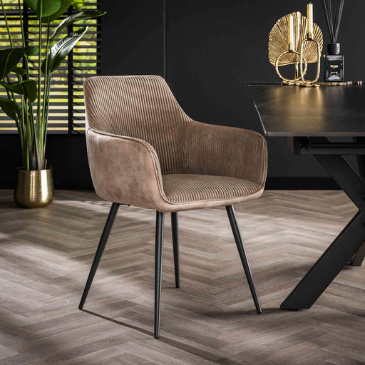 LifestyleFurn Eetkamerstoel Kerbi Rib