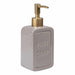 QUVIO Zeepdispenser - 470 ml - Grijs met goud