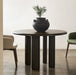 Kave Home Ronde Eettafel Mailen 120cm - Donkerbruin