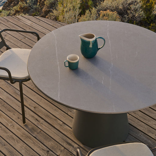 Kave Home Ronde Eettafel Tudons Keramiek, 120cm - Groen - ThatLyfeStyle
