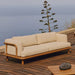 Kave Home 3-zits Bank Turqueta Teakhout - ThatLyfeStyle