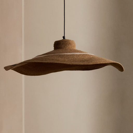 Kave Home Hanglamp Albenya Zeegras, 90cm - Naturel - Japandi