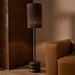 Kave Home Vloerlamp Kor Acaciahout en jute, 147cm - Bruin - Japandi