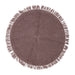 Bloomingville Rond Vloerkleed Lenea Wol, 110cm - Paars
