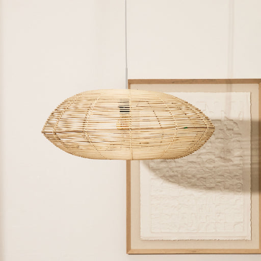 Kave Home Lampenkap Flaro Rotan, 69cm - Naturel