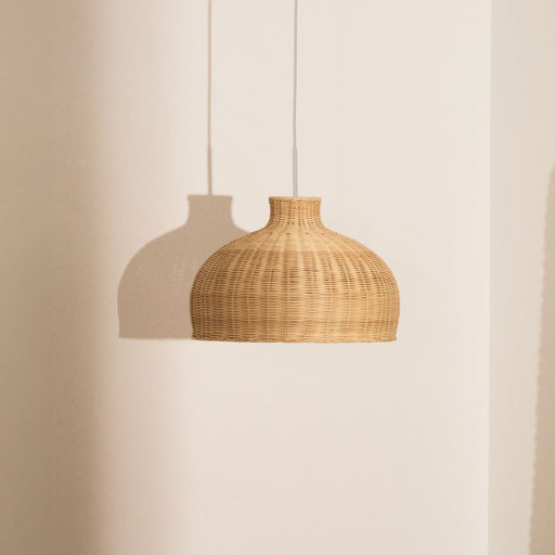 Kave Home Lampenkap Ennia Rotan, 38cm - Naturel