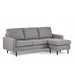 Hoekbank Nigel - compact - 198x132 - grijs - Woonexpress - ThatLyfeStyle