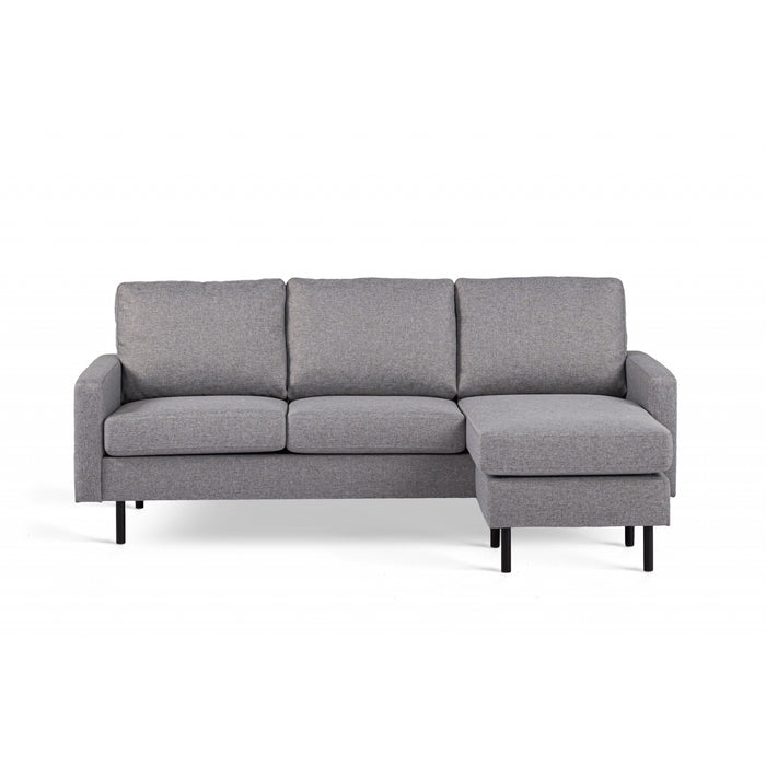 Hoekbank Nigel - compact - 198x132 - grijs - Woonexpress - ThatLyfeStyle