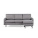 Hoekbank Nigel - compact - 198x132 - grijs - Woonexpress - ThatLyfeStyle