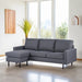 Hoekbank Nigel - compact - 198x132 - antraciet - Woonexpress - ThatLyfeStyle
