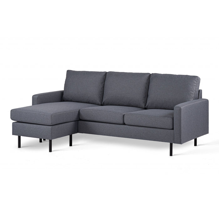 Hoekbank Nigel - compact - 198x132 - antraciet - Woonexpress - ThatLyfeStyle
