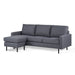 Hoekbank Nigel - compact - 198x132 - antraciet - Woonexpress - ThatLyfeStyle