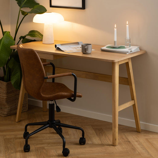 Bendt Bureau Bashar Eiken, 120 x 60cm - Naturel - ThatLyfeStyle